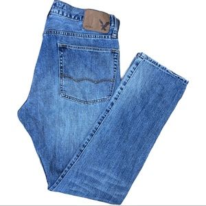 American Eagle Denim Jeans Slim Light Faded 34x32